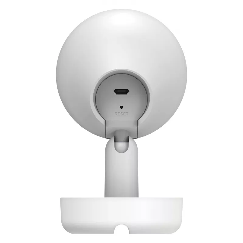 Câmara Wi-Fi interior 2K QHD D-Link DCS-8350LH, câmara de vigilância IP, interior, com fios e sem fios, Amazon Alexa e Google Assistant, mesa, branco