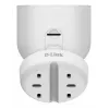 Câmara Wi-Fi interior 2K QHD D-Link DCS-8350LH, câmara de vigilância IP, interior, com fios e sem fios, Amazon Alexa e Google Assistant, mesa, branco