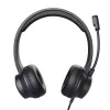 Headset Trust HS-201 com fios arco escritório/call center USB Type-A preto