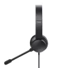 Headset Trust HS-201 com fios arco escritório/call center USB Type-A preto