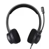 Headset Trust HS-260 com fios arco de nuca escritório/call center USB Type-A preto