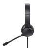 Headset Trust HS-260 com fios arco de nuca escritório/call center USB Type-A preto