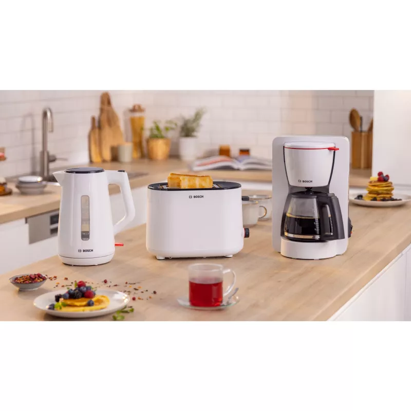 Bosch TWK1M121 chaleira elétrica 1,7 l 2400 W Branco