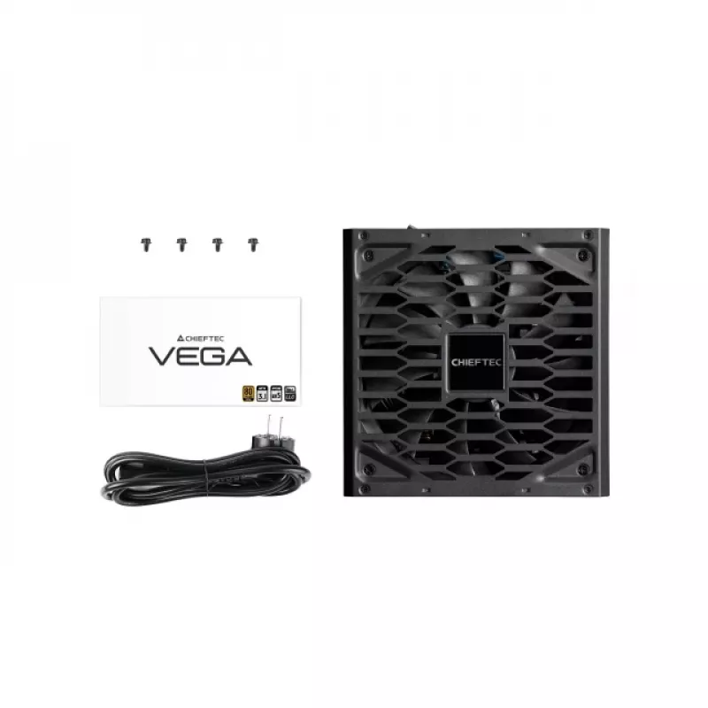 Chieftec Vega PPG-850-S Fonte de alimentação 850 W 20+4-Pin ATX ATX Preto
