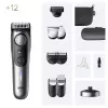 Braun BeardTrimmer 9 BT9560 Bateria 52 2 cm Húmido e Seco Preto, Cinzento