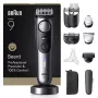 Braun BeardTrimmer 9 BT9560 Bateria 52 2 cm Húmido e Seco Preto, Cinzento