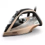 Ferro de engomar Tefal Ultimate Pure FV9852E0 ferro a vapor sola Durilium AirGlide Autoclean 3200 W preto, cobre