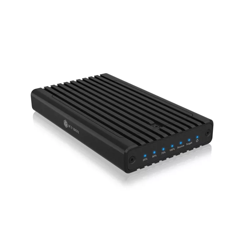 Caixa para SSD ICY BOX IB-2817MCL-C31 preta M.2 alimentada por USB