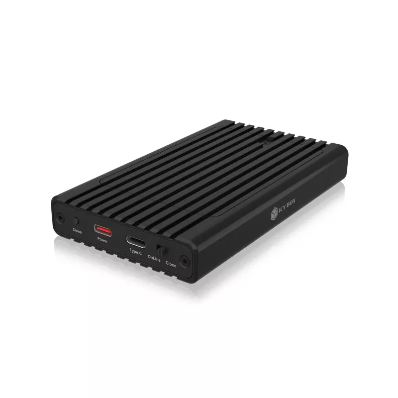 Caixa para SSD ICY BOX IB-2817MCL-C31 preta M.2 alimentada por USB