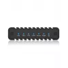 Caixa para SSD ICY BOX IB-2817MCL-C31 preta M.2 alimentada por USB
