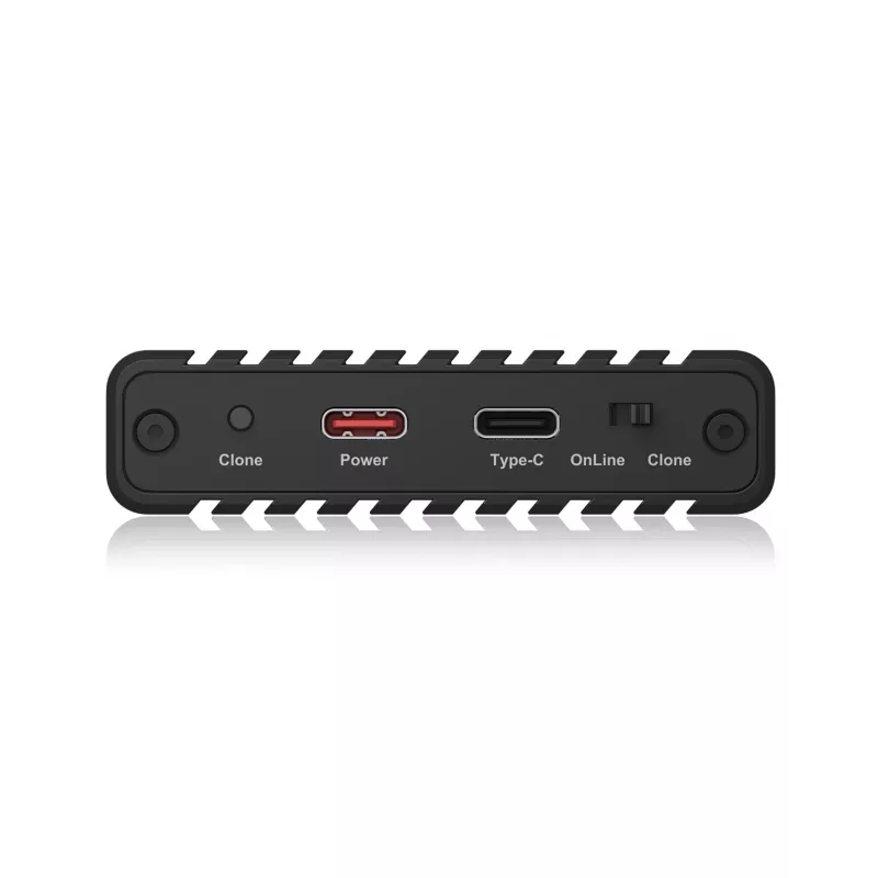 Caixa para SSD ICY BOX IB-2817MCL-C31 preta M.2 alimentada por USB