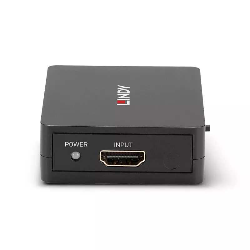 Splitter HDMI 18G Lindy de 2 portas, compacto