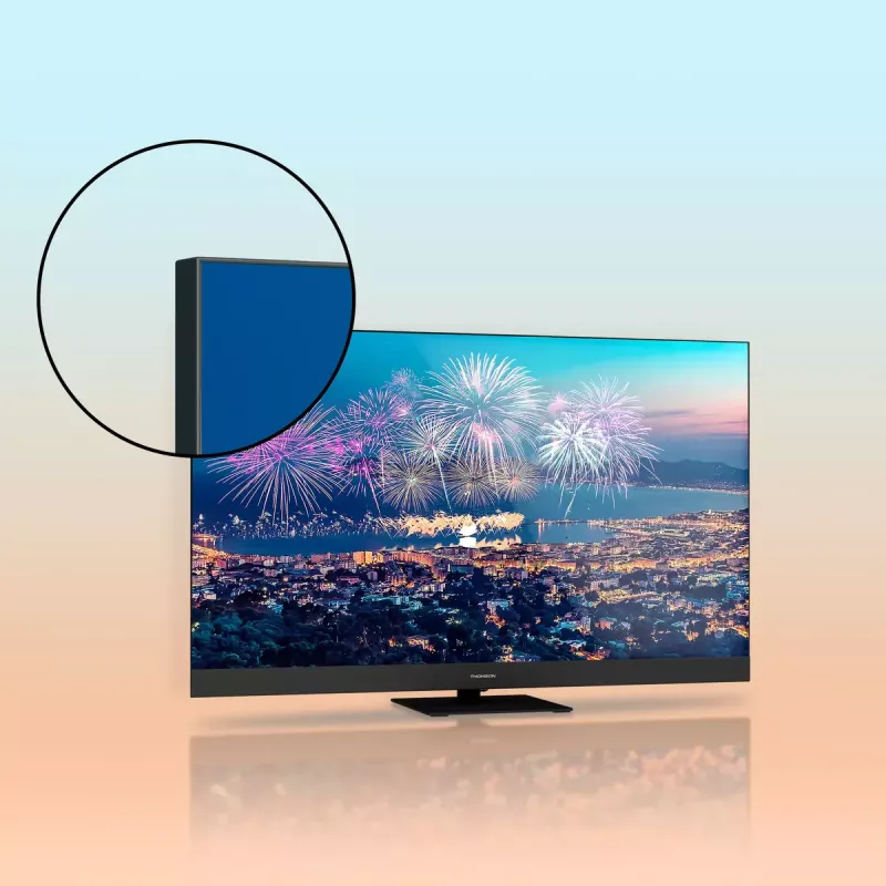 Thomson Q70 Series 55QG6C14 TV Smart 4K Ultra HD de 139,7 cm (55 polegadas), Wi-Fi, preto
