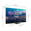 Thomson Q70 Series 55QG6C14 TV Smart 4K Ultra HD de 139,7 cm (55 polegadas), Wi-Fi, preto