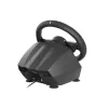 GENESIS Seaborg 400 preto, prateado USB volante + pedais Nintendo Switch, PC, PlayStation 4, Playstation 3, Xbox 360, Xbox One, Xbox One S, Xbox One X