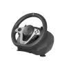 GENESIS Seaborg 400 preto, prateado USB volante + pedais Nintendo Switch, PC, PlayStation 4, Playstation 3, Xbox 360, Xbox One, Xbox One S, Xbox One X