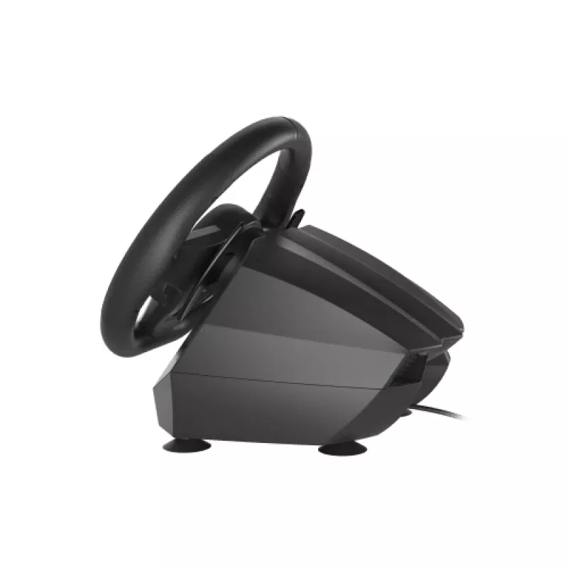 GENESIS Seaborg 400 preto, prateado USB volante + pedais Nintendo Switch, PC, PlayStation 4, Playstation 3, Xbox 360, Xbox One, Xbox One S, Xbox One X