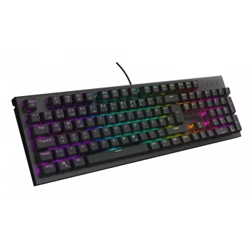 Teclado gaming GENESIS Thor 303 USB QWERTZ alemão preto mecânico RGB