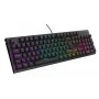 Teclado gaming GENESIS Thor 303 USB QWERTZ alemão preto mecânico RGB