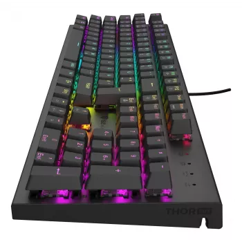 Teclado gaming GENESIS Thor 303 USB QWERTZ alemão preto mecânico RGB