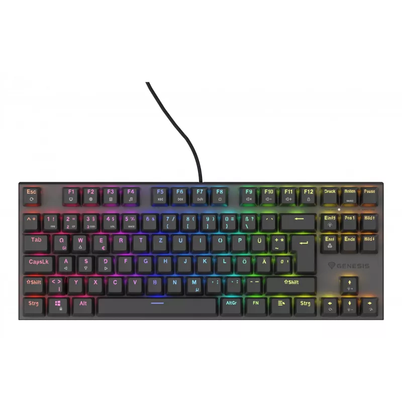 Teclado gaming GENESIS Thor 303 TKL USB QWERTZ alemão preto