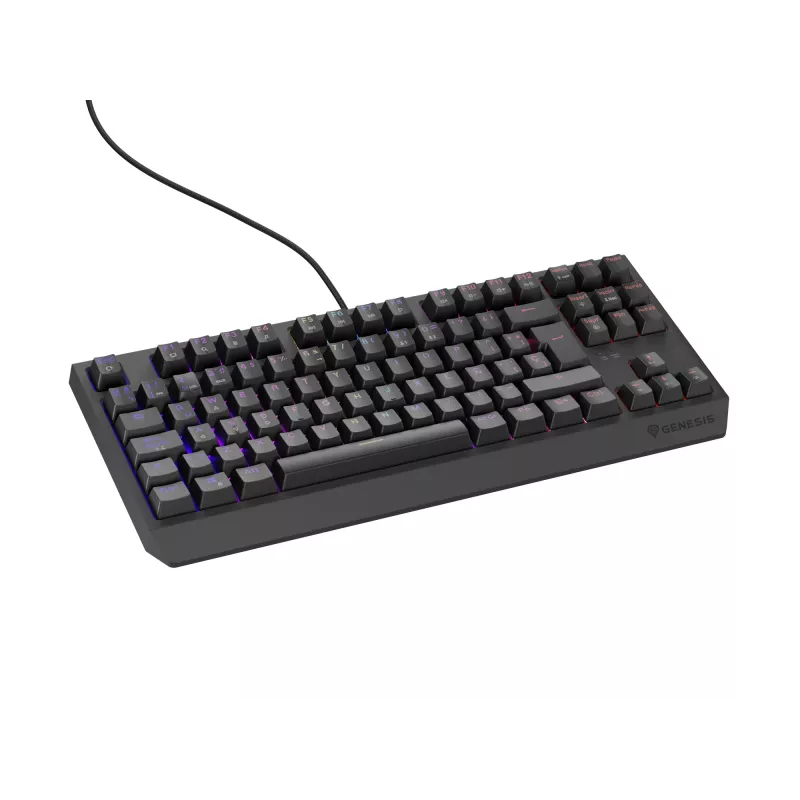 Teclado gaming GENESIS Thor 230 TKL USB QWERTY espanhol preto