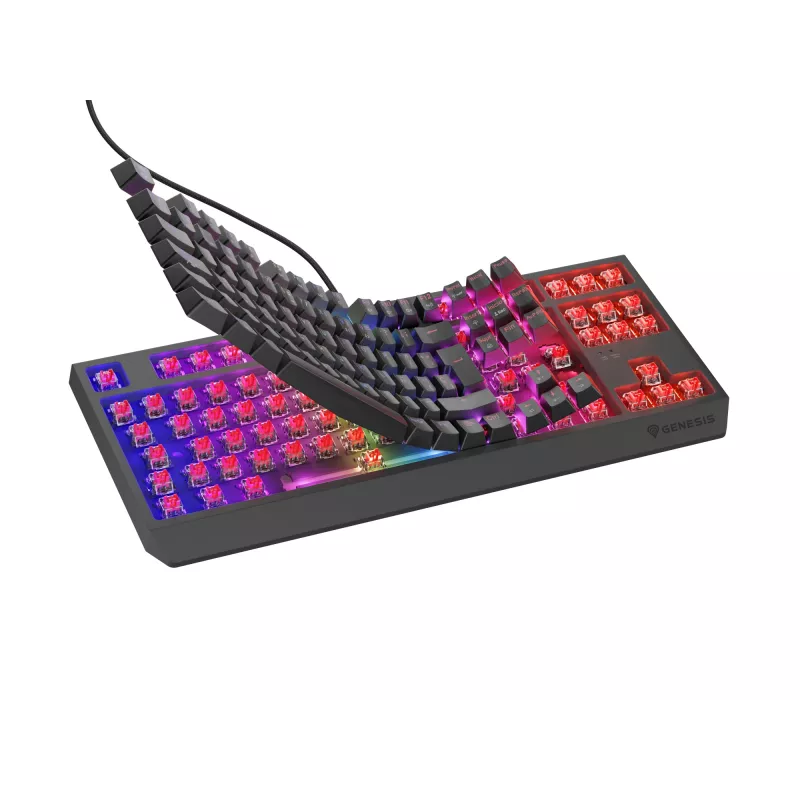 Teclado gaming GENESIS Thor 230 TKL USB QWERTY espanhol preto