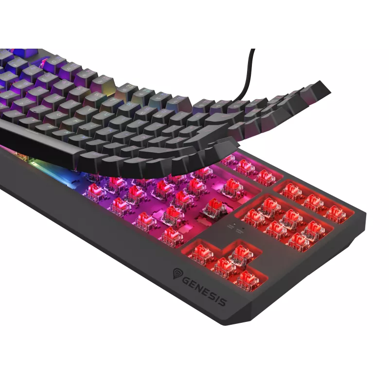 Teclado gaming GENESIS Thor 230 TKL USB QWERTY espanhol preto