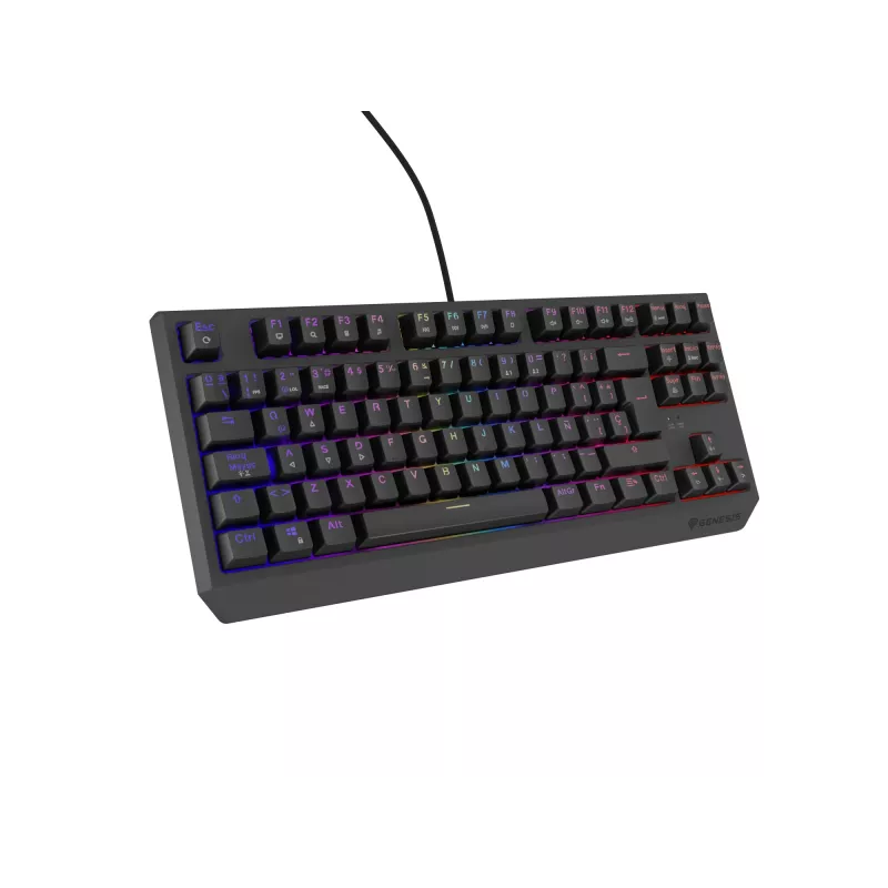Teclado gaming GENESIS Thor 230 TKL USB QWERTY espanhol preto