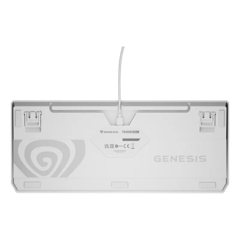 Teclado gaming GENESIS Thor 230 TKL USB QWERTY inglês americano branco