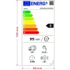Máquina de lavar loiça semi-integrada AMICA DIM62E7qH — 14 conjuntos de louça, 60 cm, ecrã tátil LED, 7 programas, branco