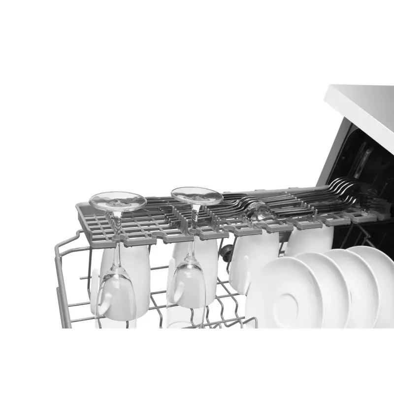Máquina de lavar loiça semi-integrada AMICA DIM62E7qH — 14 conjuntos de louça, 60 cm, ecrã tátil LED, 7 programas, branco