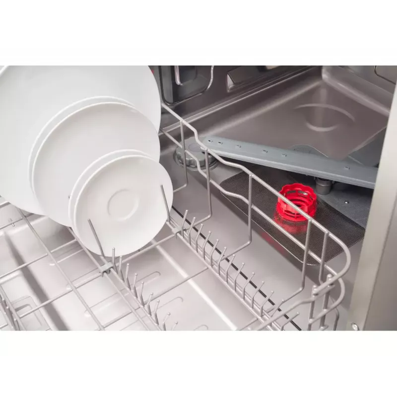 Máquina de lavar loiça semi-integrada AMICA DIM62E7qH — 14 conjuntos de louça, 60 cm, ecrã tátil LED, 7 programas, branco