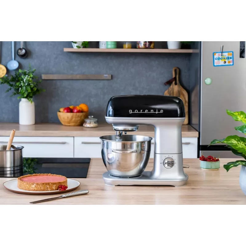 Gorenje MMC1000RLBK robot de cozinha 1000 W 4,5 L preto, metálico