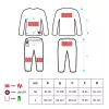Glovii GXBL conjunto de roupa interior termoativa aquecida, tamanho L, preto