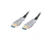 Cabo HDMI LANBERG - M/m v2.0 cabo ótico 50 m preto Aoc