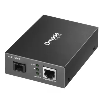 Conversor de suporte de rede TP-Link Omada MC211CS-2 1000 Mbit/s 1310 nm monomodo preto