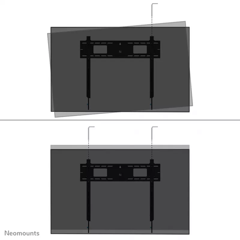 Neomounts WL30-750BL18 suporte de parede para TV para cargas pesadas, 43-98 polegadas, 125 kg