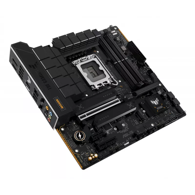 Placa-Mãe ASUS TUF GAMING B760M-PLUS WIFI II — Intel B760, LGA 1700, micro ATX, DDR5, 4 DIMM, Wi‑Fi 6E, 2.5 Gb LAN