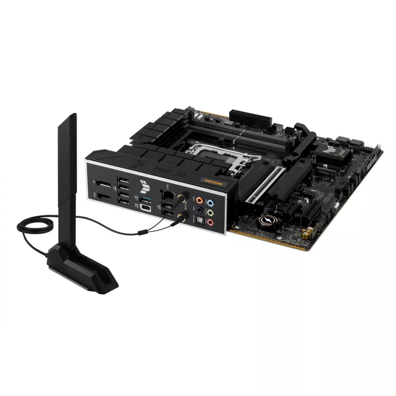 Placa-Mãe ASUS TUF GAMING B760M-PLUS WIFI II — Intel B760, LGA 1700, micro ATX, DDR5, 4 DIMM, Wi‑Fi 6E, 2.5 Gb LAN