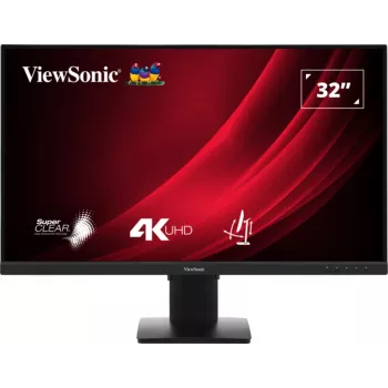 Monitor de computador Viewsonic VG3208-4K 81,3 cm (32 polegadas) 3840 x 2160 píxeis 4K Ultra HD LED preto