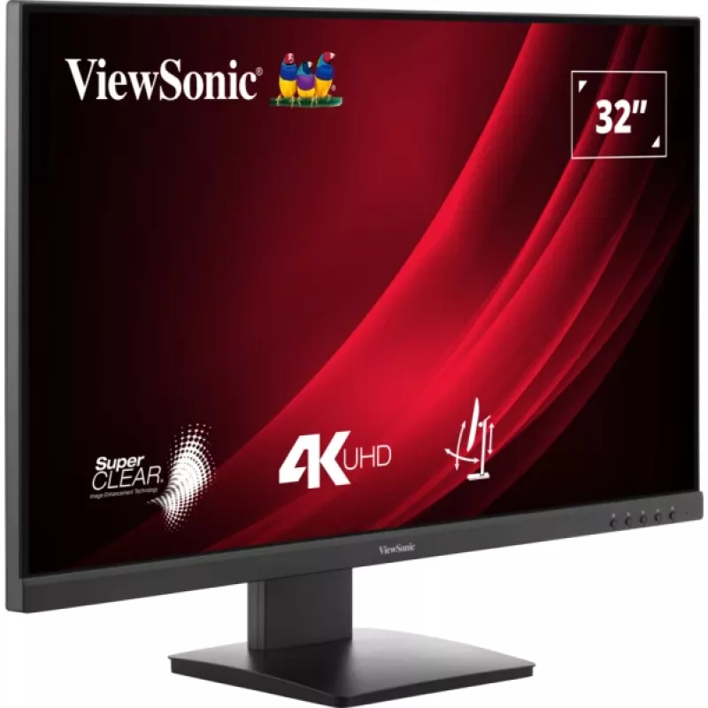 Monitor de computador Viewsonic VG3208-4K 81,3 cm (32 polegadas) 3840 x 2160 píxeis 4K Ultra HD LED preto