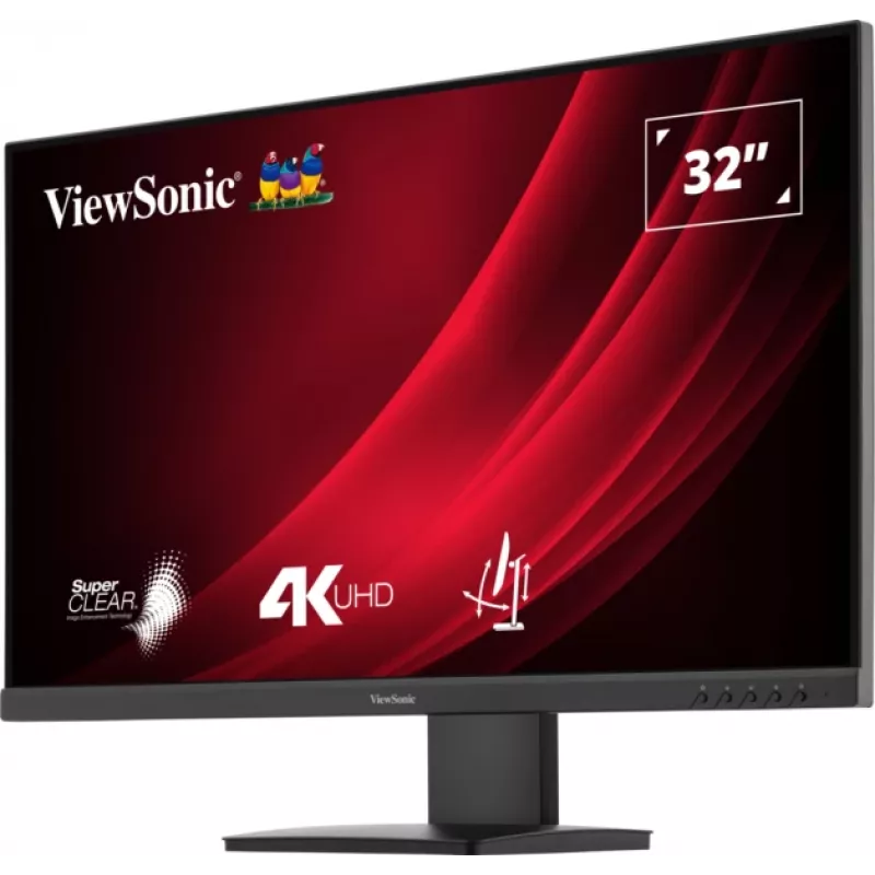 Monitor de computador Viewsonic VG3208-4K 81,3 cm (32 polegadas) 3840 x 2160 píxeis 4K Ultra HD LED preto