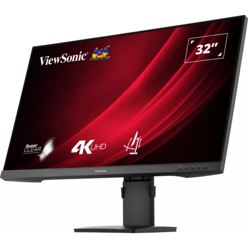 Monitor de computador Viewsonic VG3208-4K 81,3 cm (32 polegadas) 3840 x 2160 píxeis 4K Ultra HD LED preto