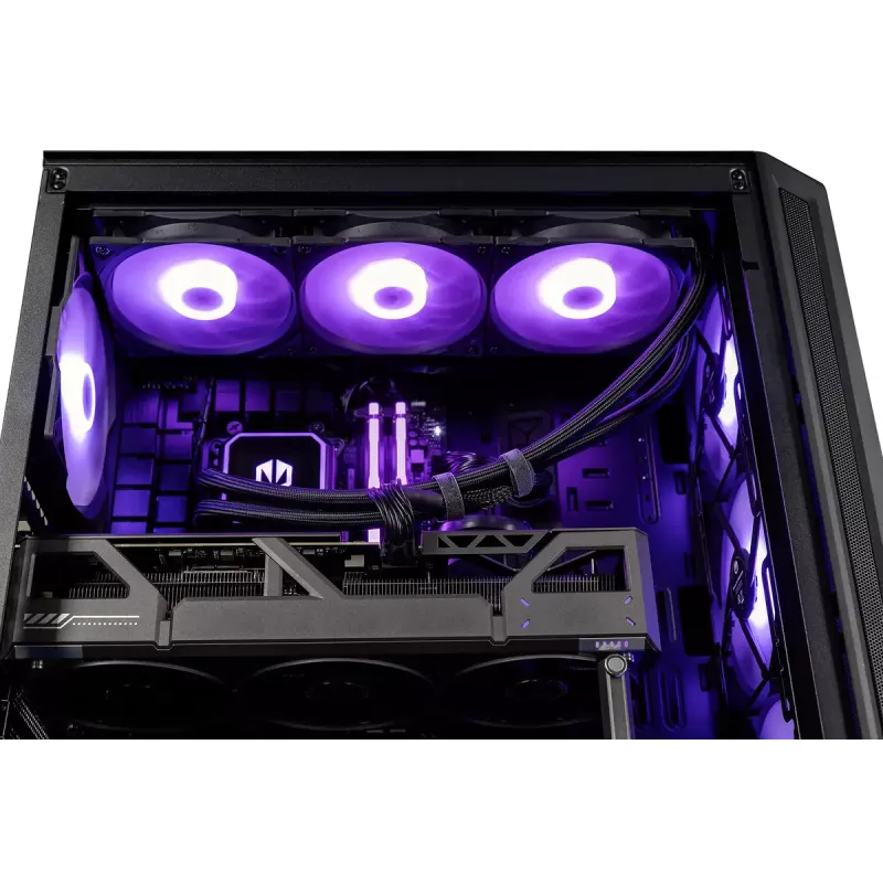 Computador de secretária Actina Midi Tower, AMD Ryzen 7 9700X, 32 GB DDR5, SSD de 1 TB, Radeon RX 9060 XT, Windows 11 Pro, preto