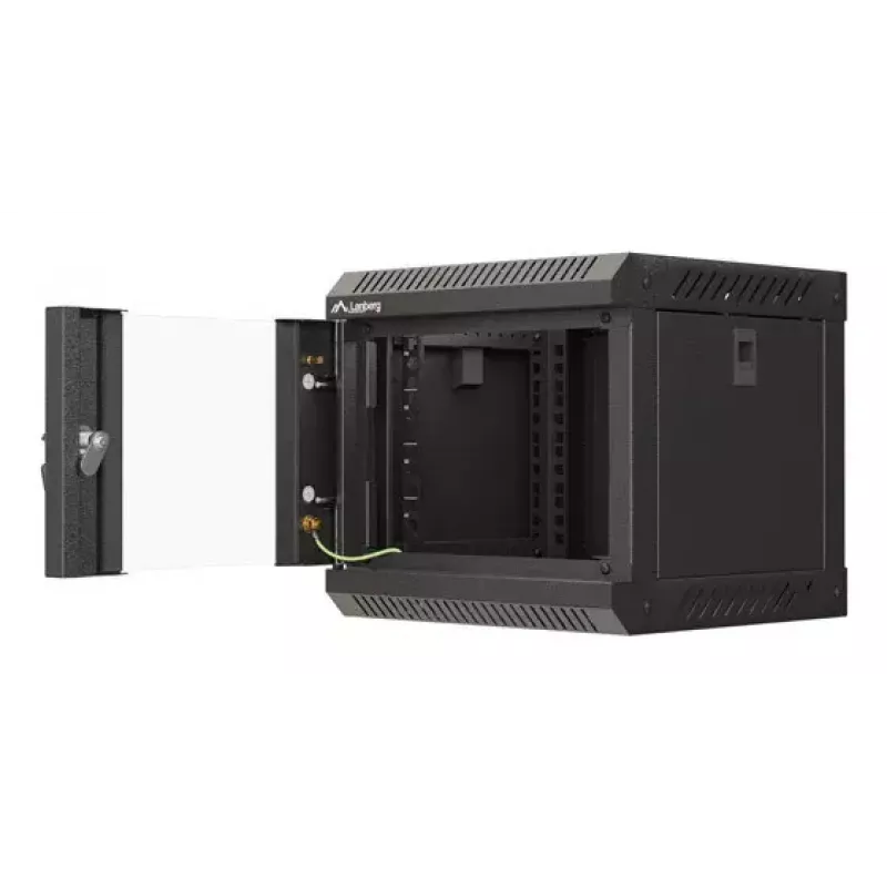 Rack de parede Lanberg WF11-3304-10B 4U preto capacidade de carga 30 kg