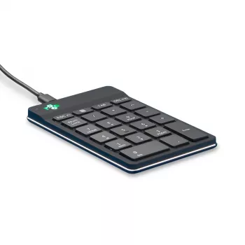 R-Go Tools teclado numérico R-Go Numpad Break, teclado numérico ergonómico com software de pausas, com fios, preto