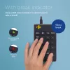 R-Go Tools teclado numérico R-Go Numpad Break, teclado numérico ergonómico com software de pausas, com fios, preto