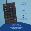 R-Go Tools teclado numérico R-Go Numpad Break, teclado numérico ergonómico com software de pausas, com fios, preto