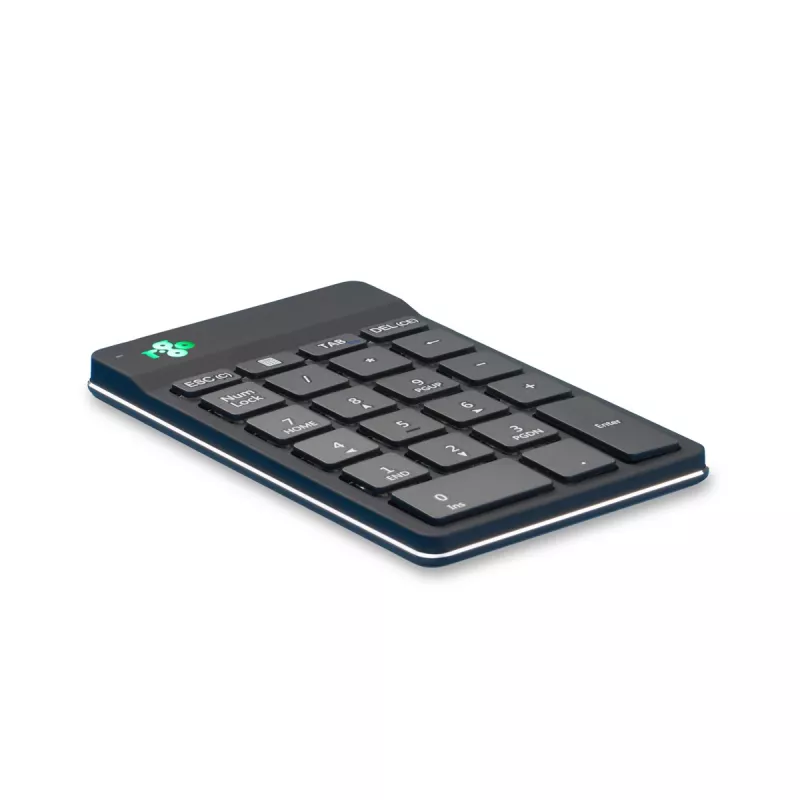 R-Go Tools teclado numérico R-Go Numpad Break, teclado numérico ergonómico com software de pausas, Bluetooth, preto